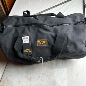 PME Legend Men's distressed Black Duffel Bag - Classic Travel Weekender